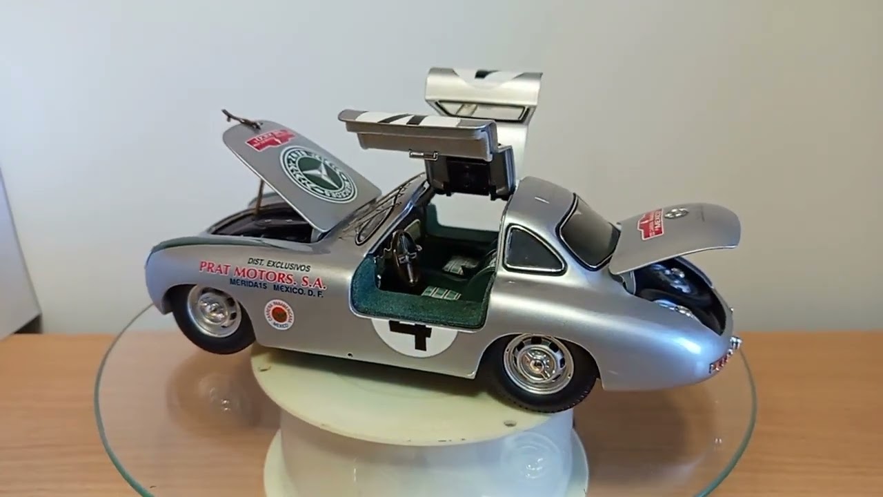 MERCEDES BENZ 300SL W194 1952 PANAMERICANA MEXICO NMIB RICKO 1/18