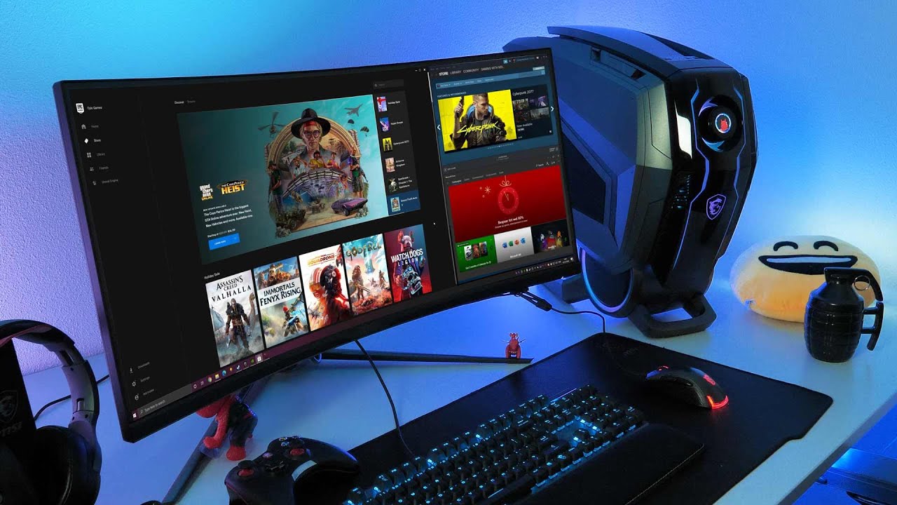 MSI MPG ARTYMIS 343CQR Curved Gaming Monitor - 34 Inch, 21:9 UWQHD