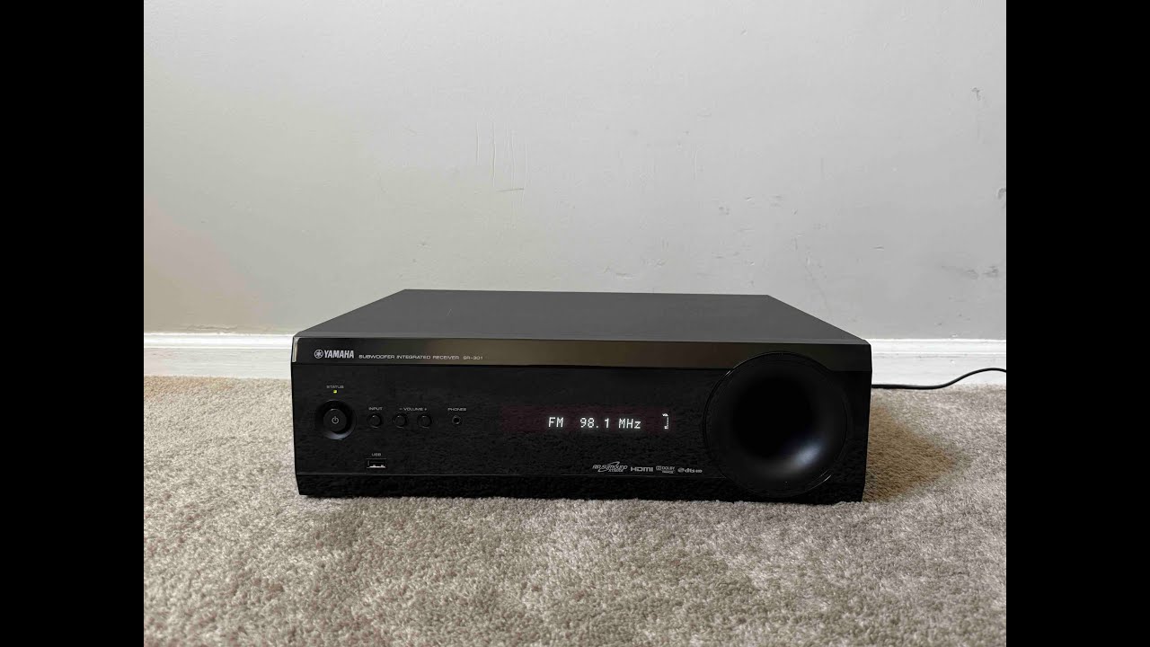 Yamaha SR-301 5.1 HDMI Home Theater Surround Integrated Receiver +
