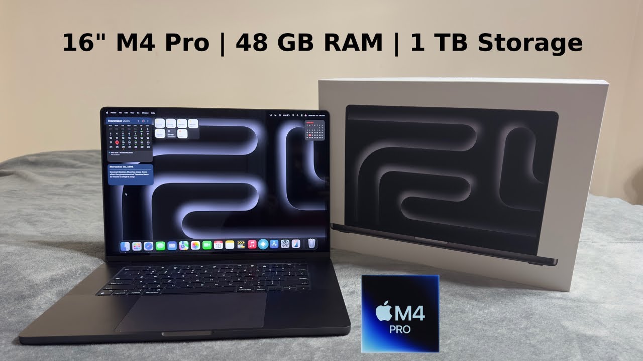 M4 Pro MacBook Pro 16 Inch Unboxing | 48 GB RAM | 1 TB Storage