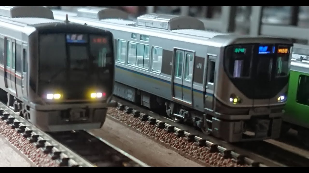 鉄道模型】TOMIX 321系試走編 - YouTube