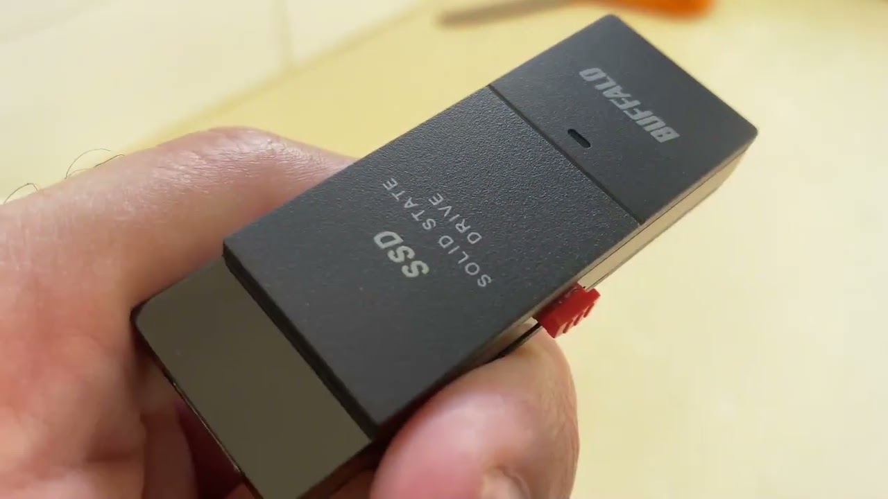 BUFFALO External SSD 1TB - Up to 600MB/s - USB-C - USB-A - USB 3.2