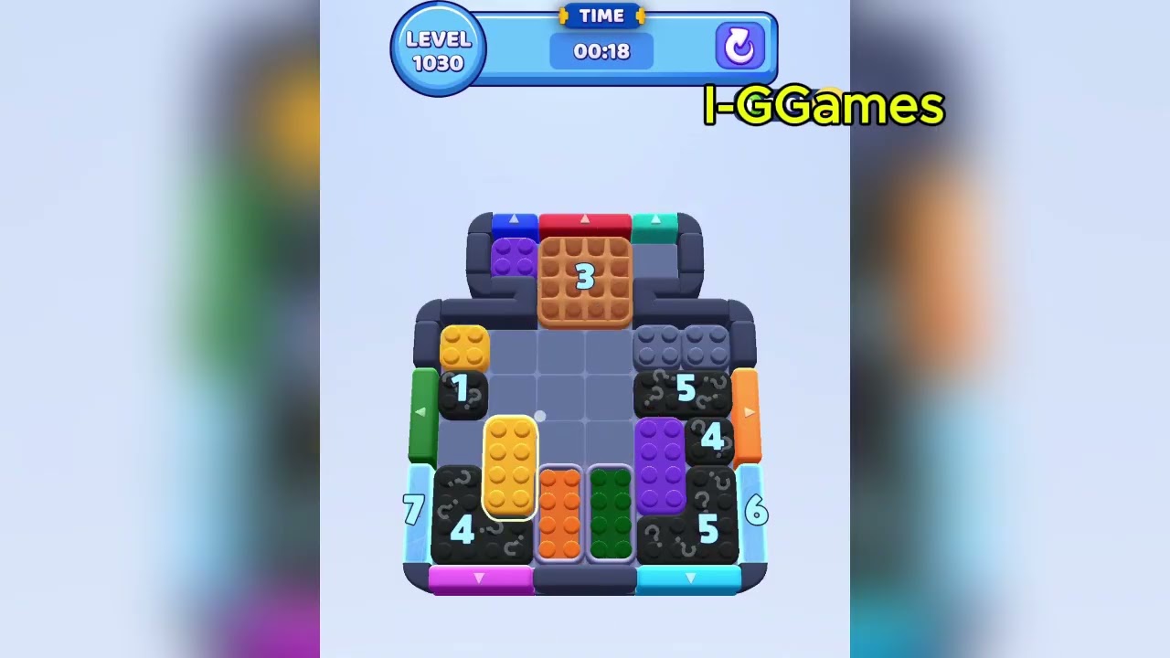 Color Block Jam Level 1030 - YouTube