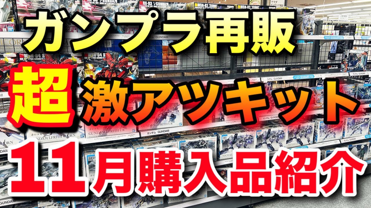 Gunpla Resale] November's hottest kit purchases! October's too