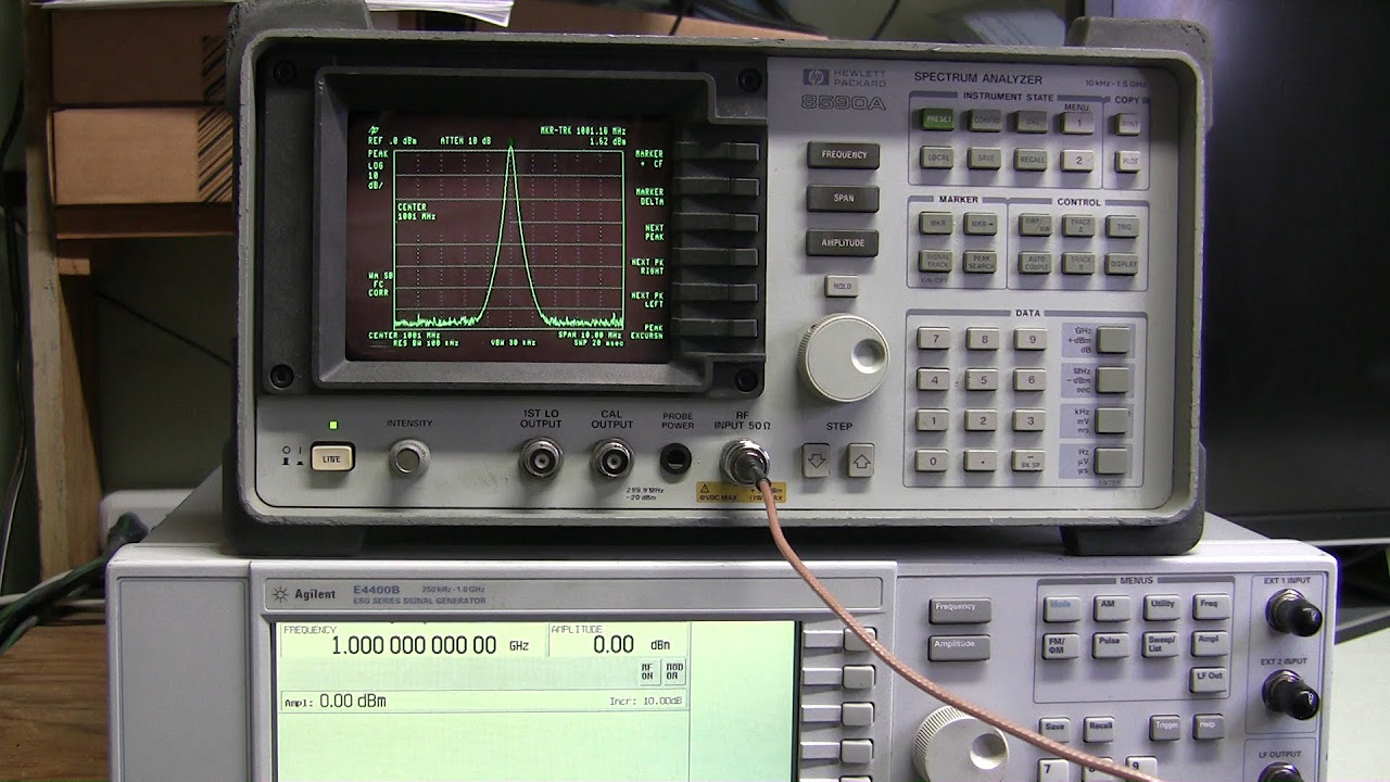 43 - HP 8590A spectrum analyzer repair - part 1 of 3 - YouTube