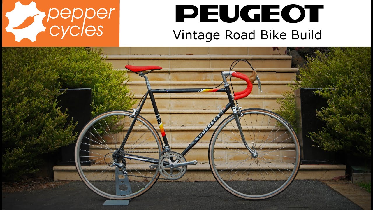 Peugeot PSV 10 x Shimano 105 - 80s Vintage Road Bike Build - YouTube