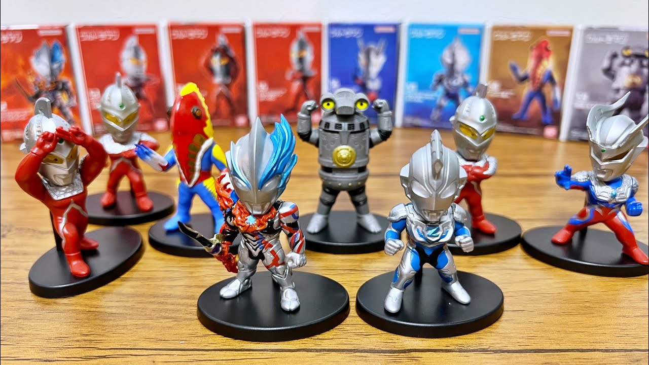 セブン3種！】コンバージモーション ウルトラマン8 全8種 レビュー