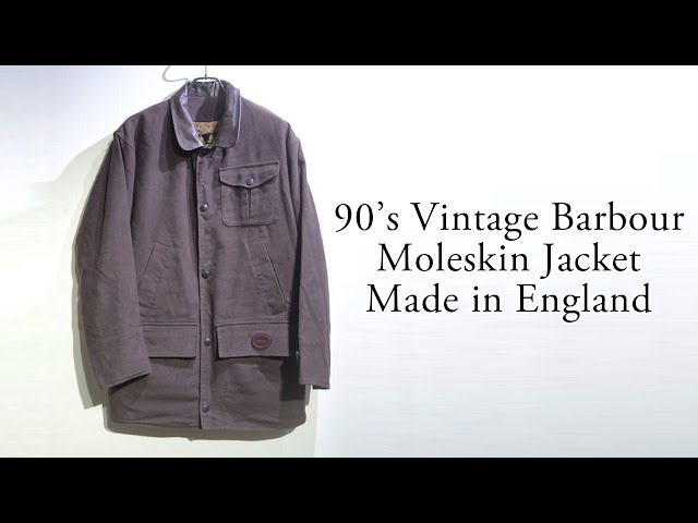 90's ヴィンテージ バブアー モールスキン ジャケット Vintage Barbour