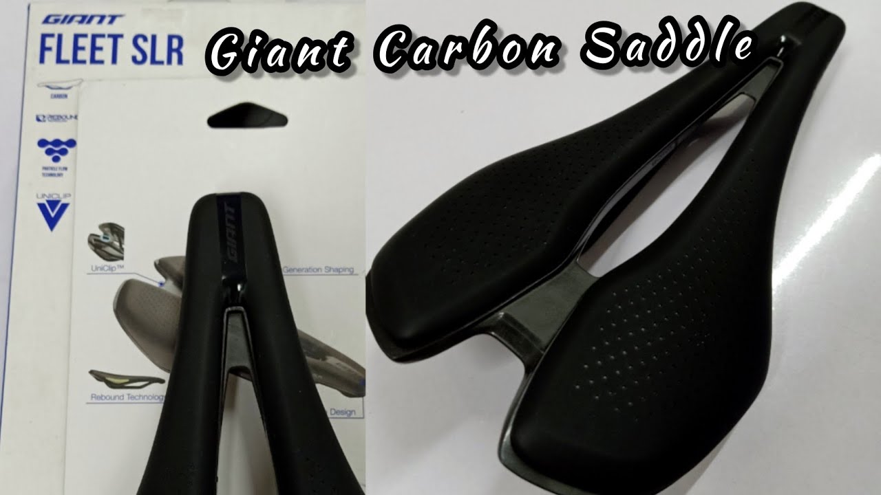 GIANT FLEET SLR CARBON SADDLE - YouTube