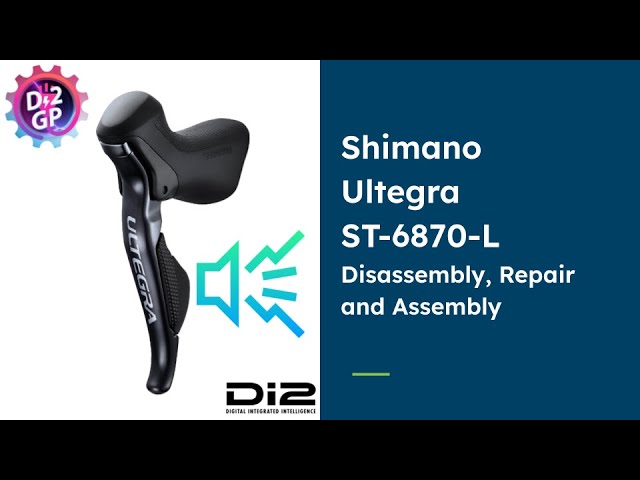 高橋テック】ST-6870 シマノDi2 STIレバー組み換え修理 - YouTube