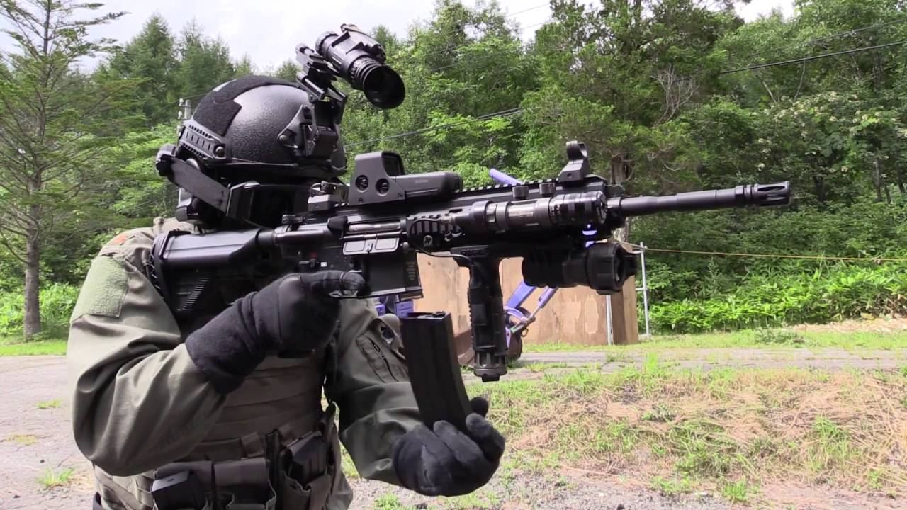 リコイルエンジン搭載】 東京マルイ 次世代電動ガン HK416D 試射