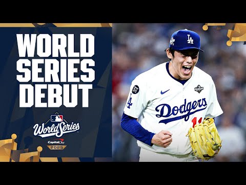 Roki Sasaki records five BIG outs for the Dodgers in his World