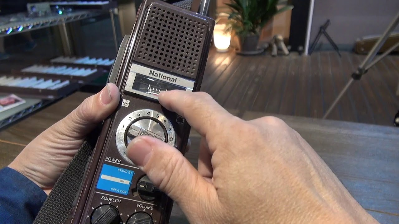 VLOG】市民ラジオ レトロなCB無線機RJ-480Zが届いた! 2019年1月21日