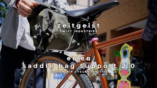 OCEAN AIR CYCLES × NITTO* erlen saddle bag support 2.0 - BLUE LUG