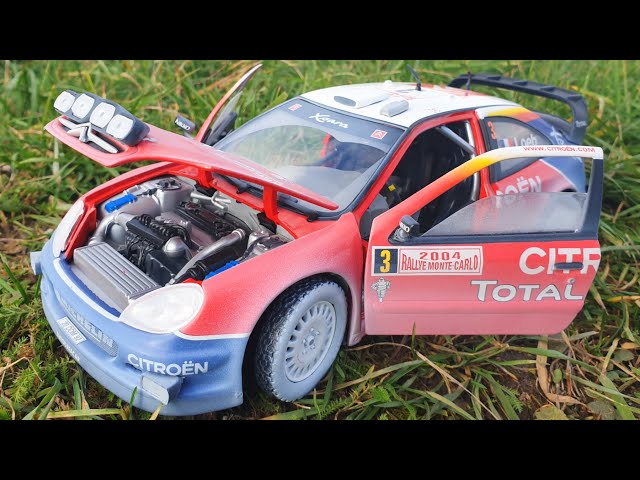Citroen Xsara WRC Rally Monte Carlo 2004 Dirty Nr.3 Solido 1/18
