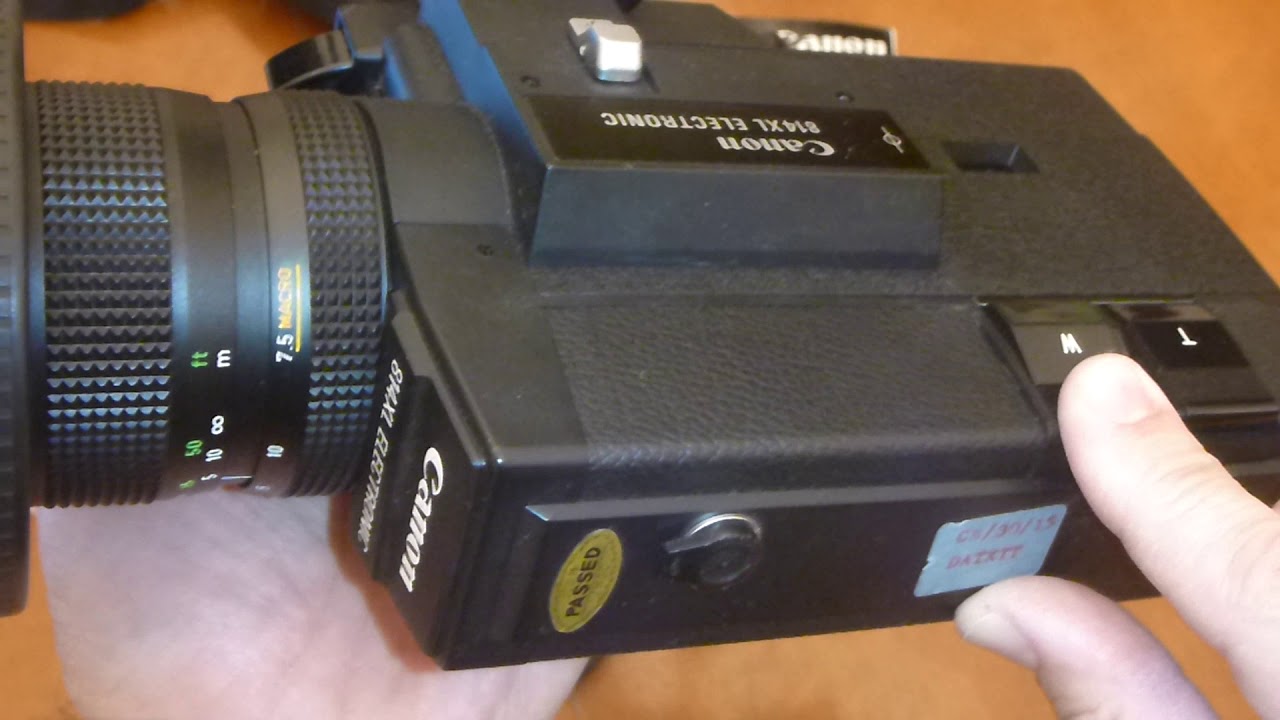 Canon 814XL Electronic TESTED Super 8 camera test working 8mm film