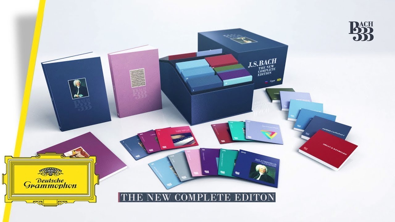 生誕333周年記念BOX『バッハ 333～J.S.バッハ新大全集』（222CD+1DVD
