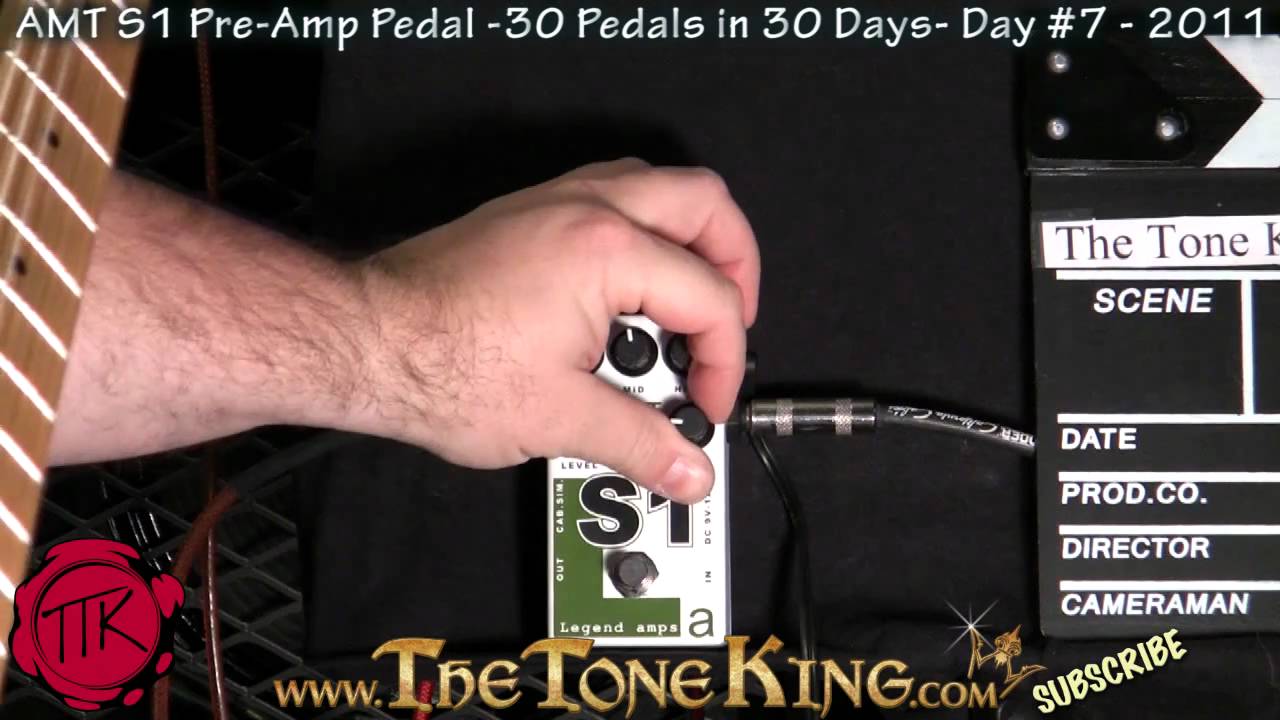 AMT Electronics S1 PreAmp (Soldano tone) 30 Pedals in 30 Days Day