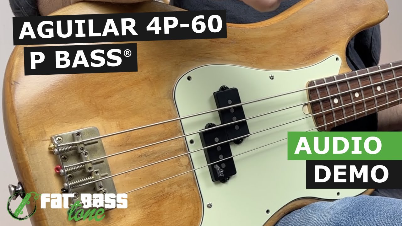 Aguilar 4P-60 Precision Bass® Pickup Set Demo - YouTube