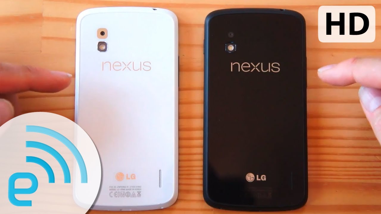 Unboxing LG's white Nexus 4 and bumper | Engadget - YouTube