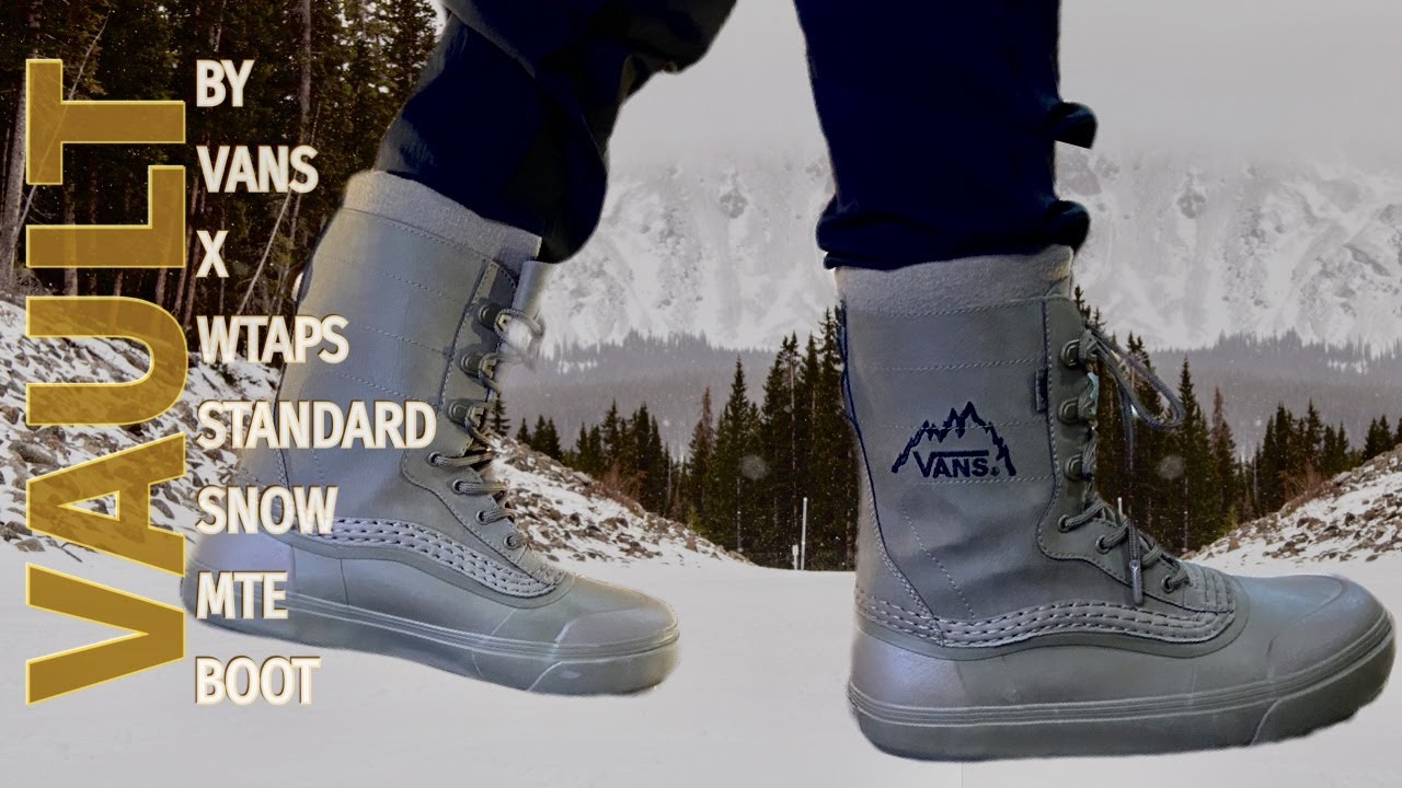 VANS VAULT X WTAPS STANDARD SNOW MTE - COYOTE DETAILED LOOK & ON