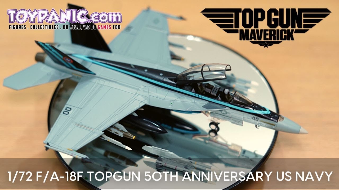 4K] 1/72 F/A-18F TOPGUN 50th Anniversary Scheme (HA5130) - Unbox