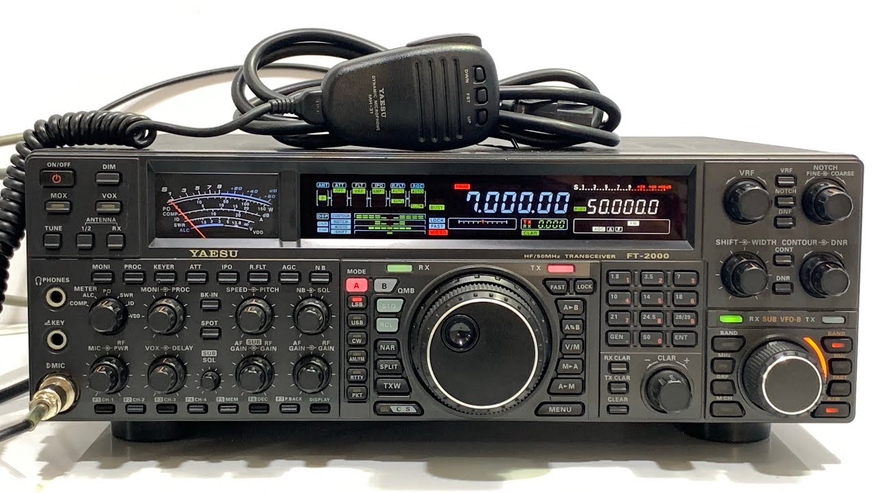 ヤエス YAESU FT-2000D HF⁄50MHz スタンドマイクMD-1 リモート