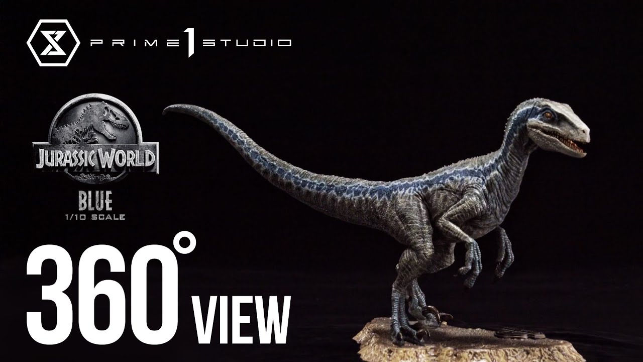 PCFJW-03: BLUE (JURASSIC WORLD) 360°View - Prime1Studio - YouTube