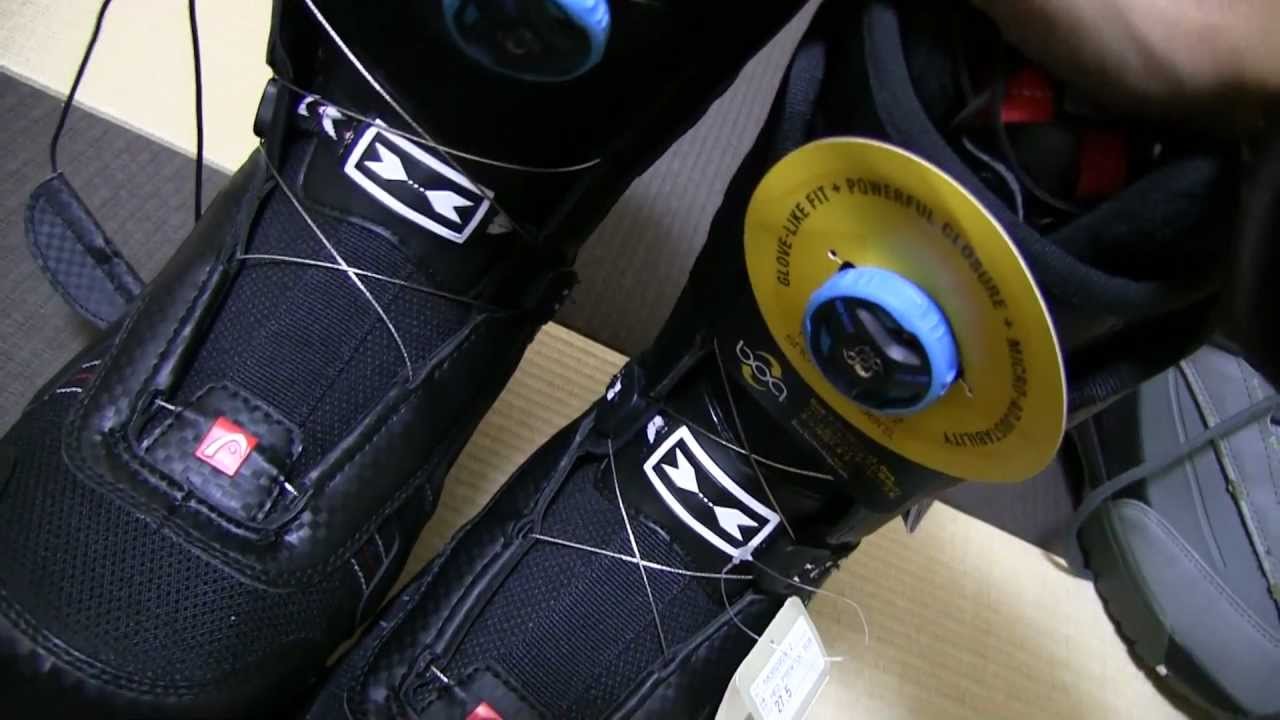 BOAシステムが使いやすいHEADのスノーボードブーツ PREMIUM BOA - YouTube