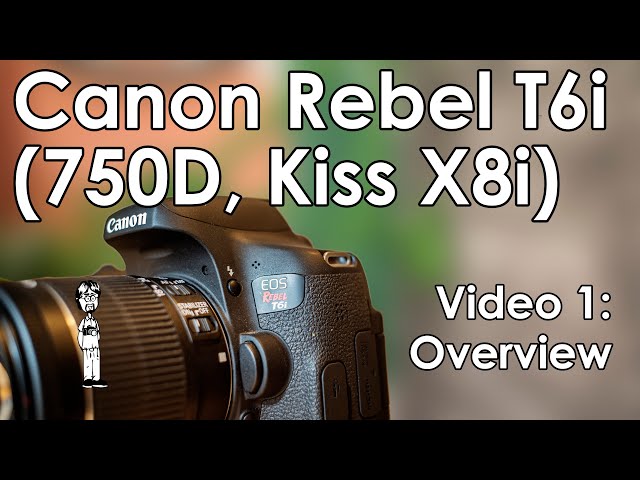 Canon EOS Rebel T6i (750D, Kiss X8i) Camera Review, Manual, Layout