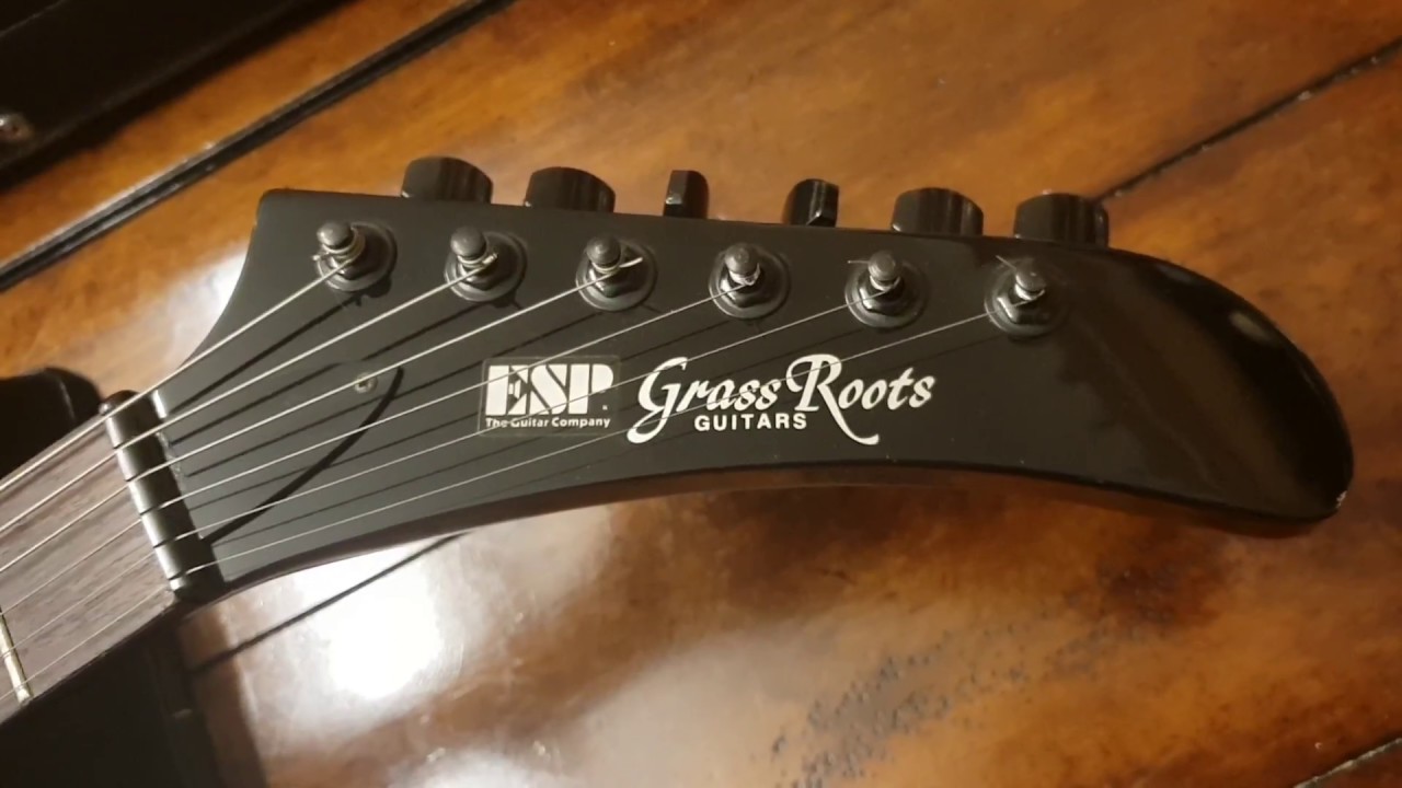 ESP GRASS ROOTS GMX-48 JAMES HETFIELD METALLICA BLACK EXPLORER
