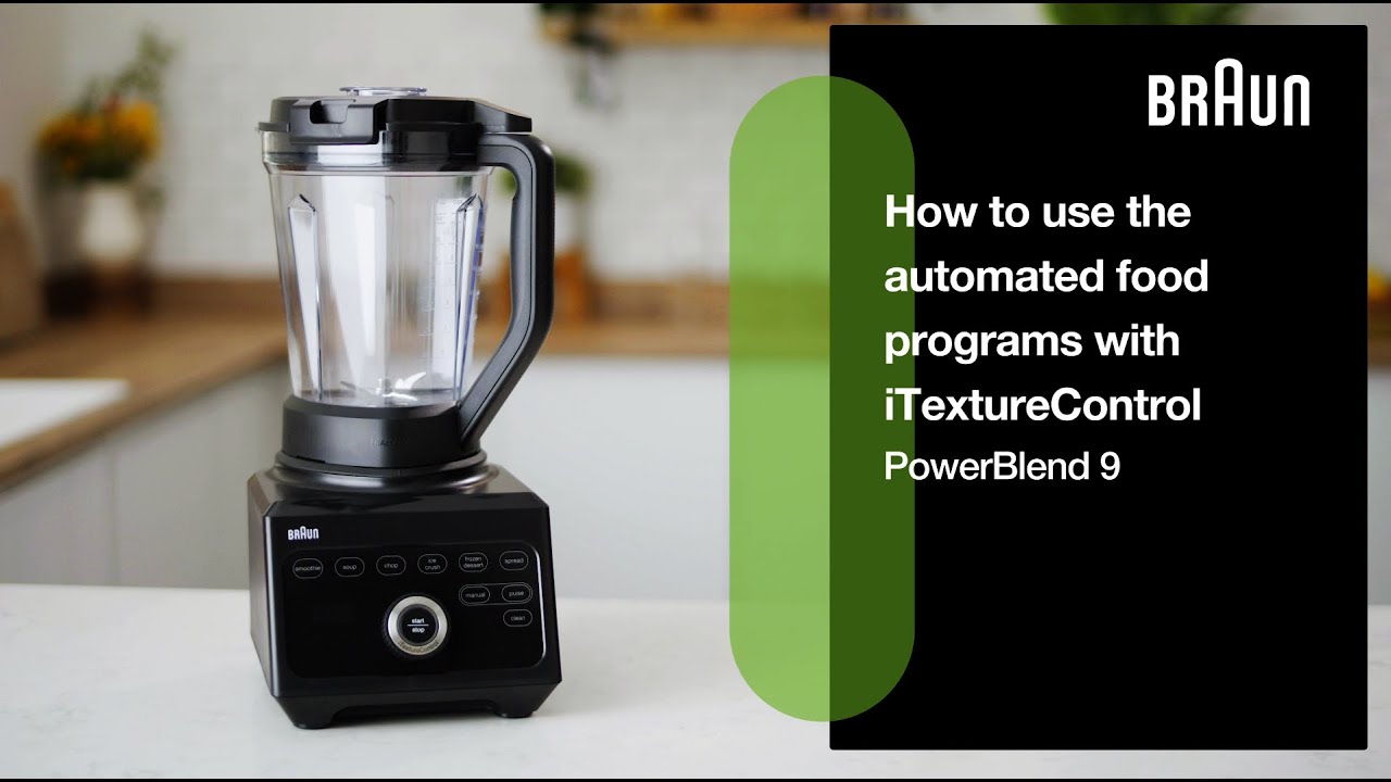 PowerBlend 9 | How to use the automated food programs with