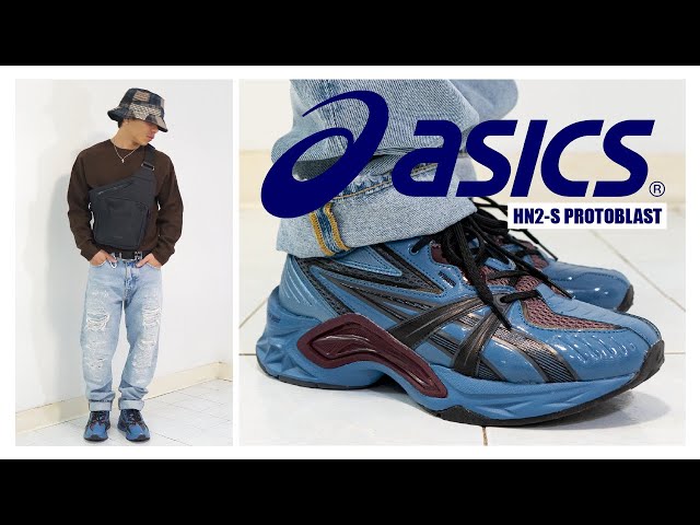 How To Style Asics HN2-S ProtoBlast And Reviews - YouTube