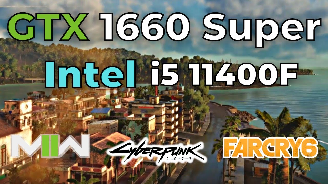 GTX 1660 Super + Intel i5 11400F Benchmarks 2023 | 3 Games Tested