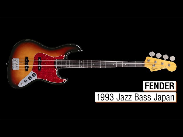 Fender Jazz Bass Japan 1993 3 Tone Sunburst - YouTube