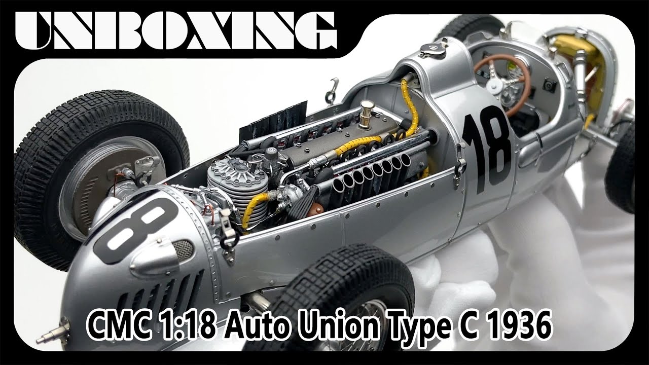 Auto Union Type C 1936 Bernd Rosemeyer / CMC 1:18 diecast car