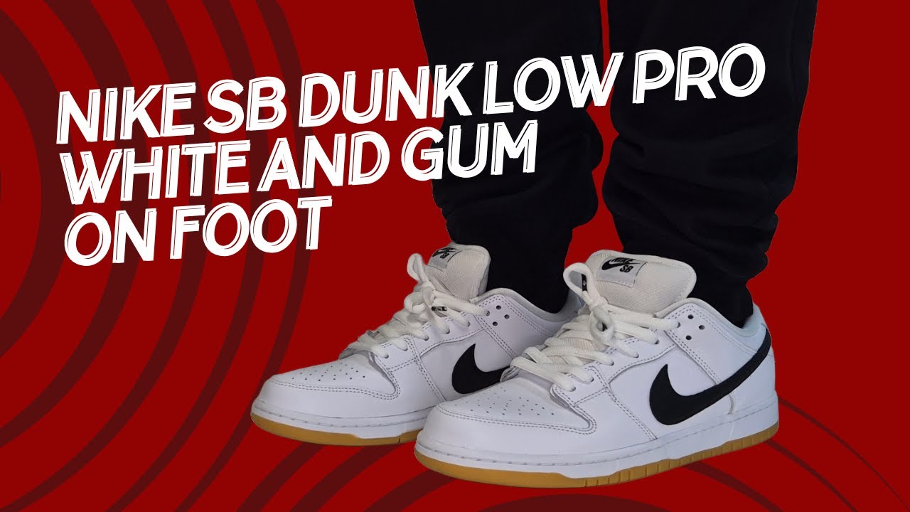 NIKE DUNK SB PRO LOW ON FOOT - DETAILED LOOK - CD2563-101 - YouTube