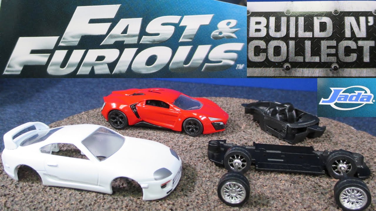 Jada Fast & Furious Build N' Collect Diecast Cars With Brian's