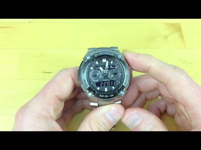 Casio G-Shock MRG-7600D Video Watch Review - YouTube