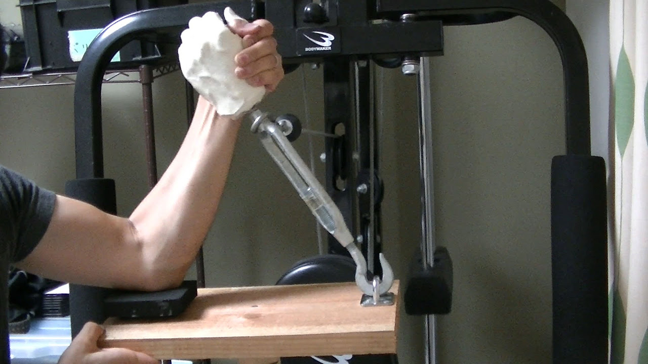 自作】【DIY】腕相撲（アームレスリング）トレーニングマシーンの