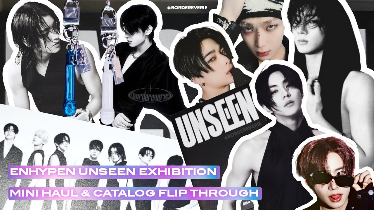 unbox] ENHYPEN UNSEEN EXHIBITION mini haul - mic keyring