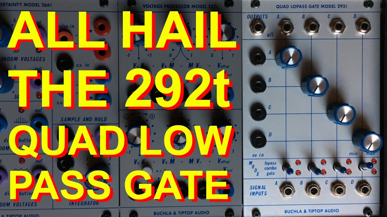 All hail the 292t Buchla & Tiptop Audio - YouTube