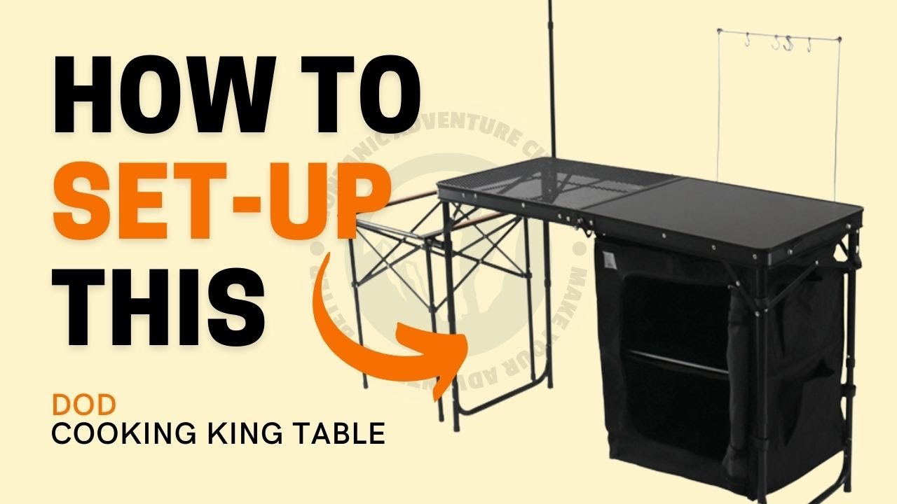 How to set up | DoD | Cooking King Table - YouTube