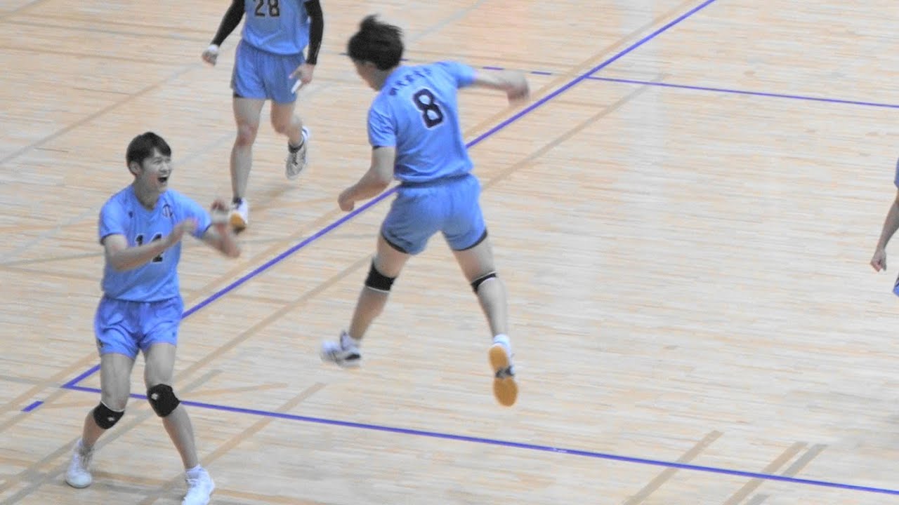 花村和哉 #染野輝 順天堂大学vs日本体育大学大学 第1セット フル