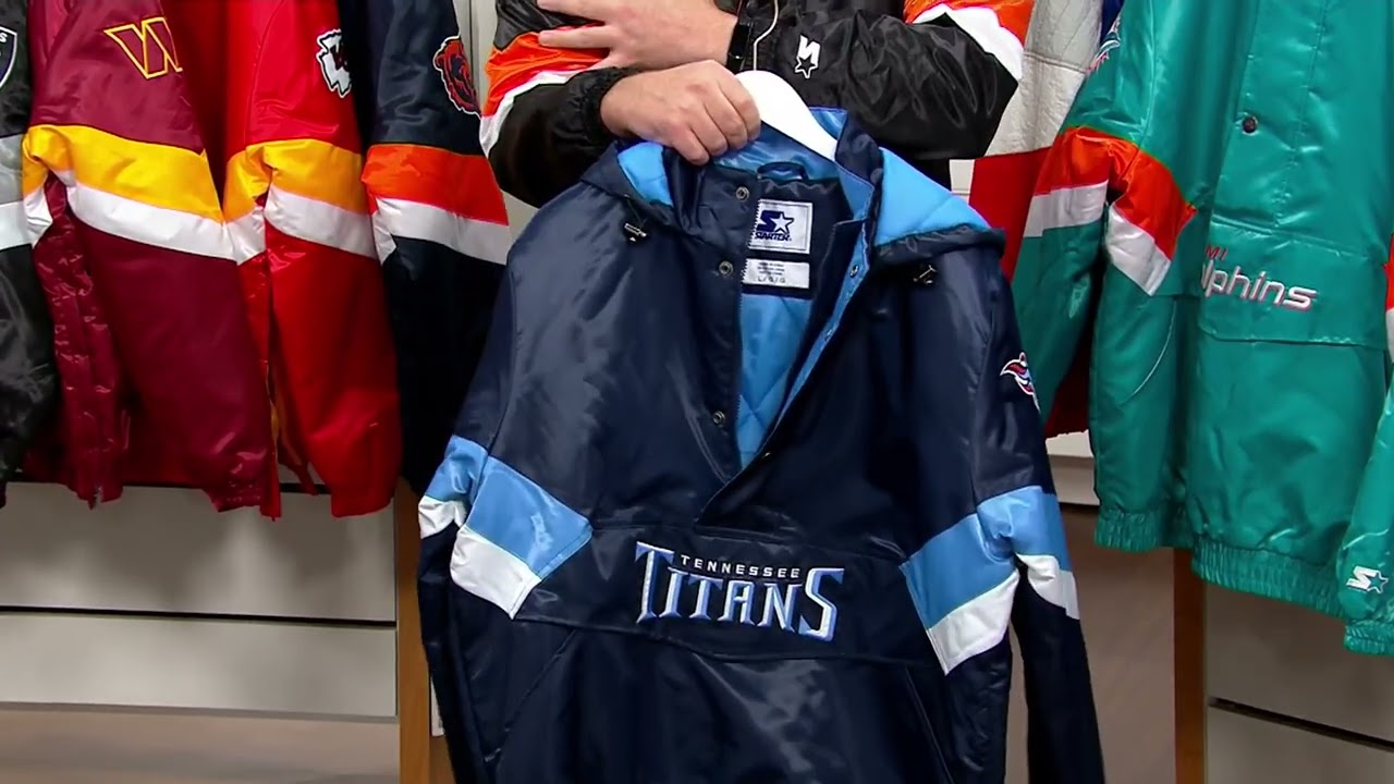 NFL Starter Men's Half Zip Classic Breakaway Pullover on QVC - YouTube