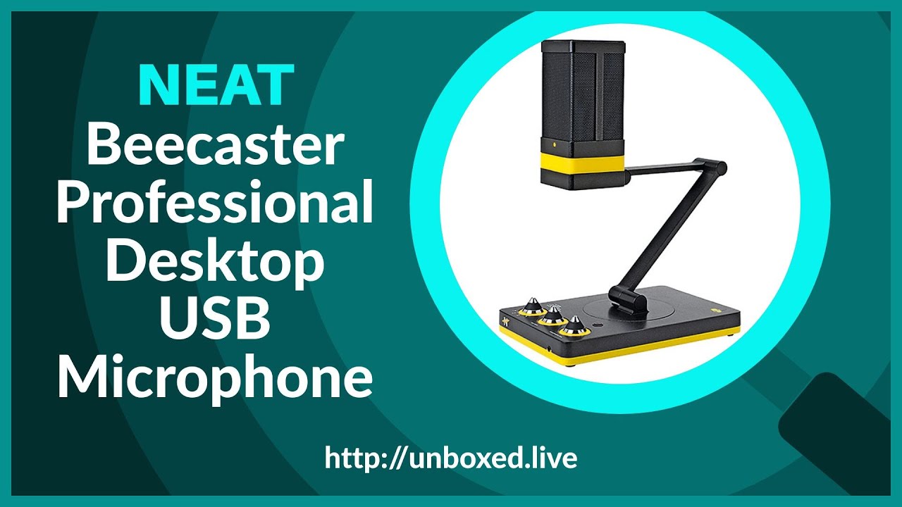 NEAT Beecaster Professional Desktop USB Microphone - PLUGHITZ Live