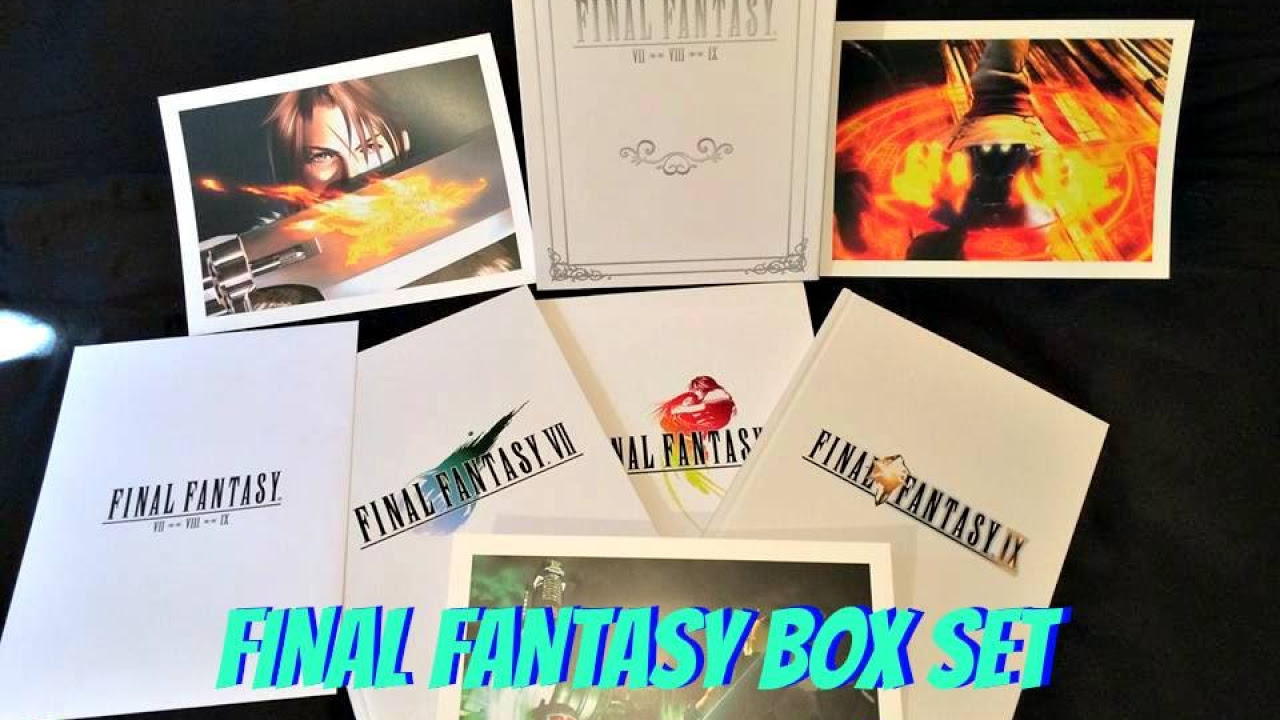 FINAL FANTASY Box Set (FF VII, FF VIII and FF IX) Unboxing - YouTube
