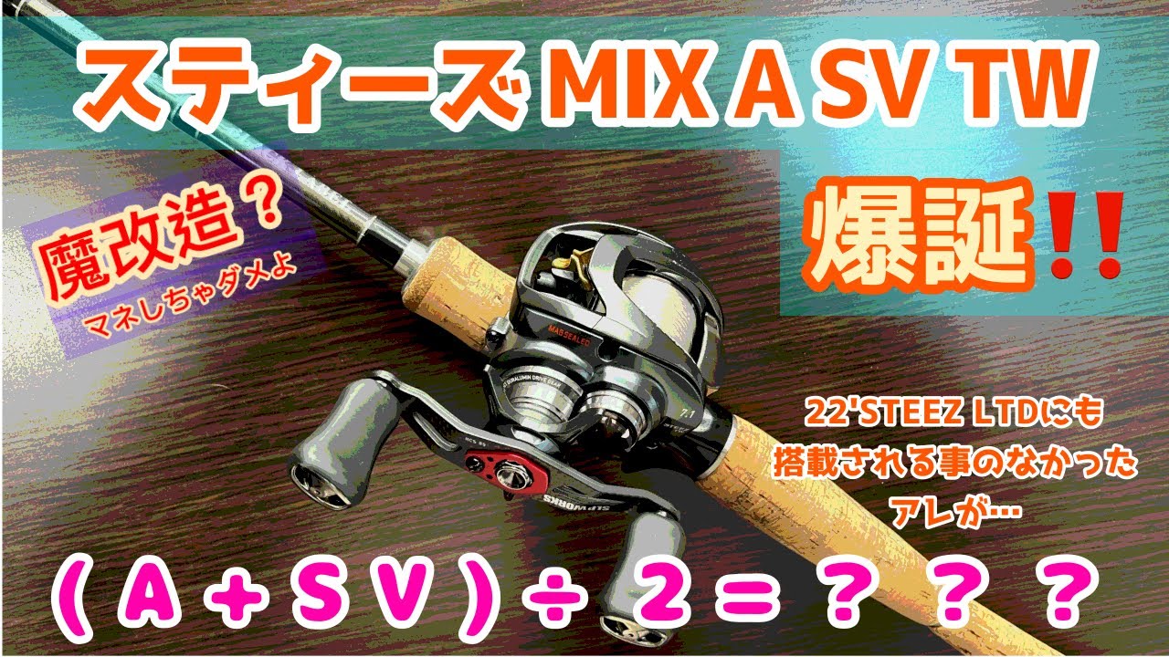 魔改造？】スティーズMIX TW爆誕‼️コレはSLPもお手上げ🤷‍♂️ダイワ