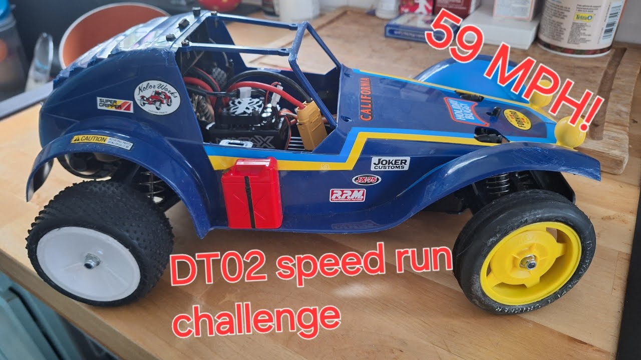 Dt02 Speed Challenge Tamiya Holiday Buggy 59 MPH ‪@cw