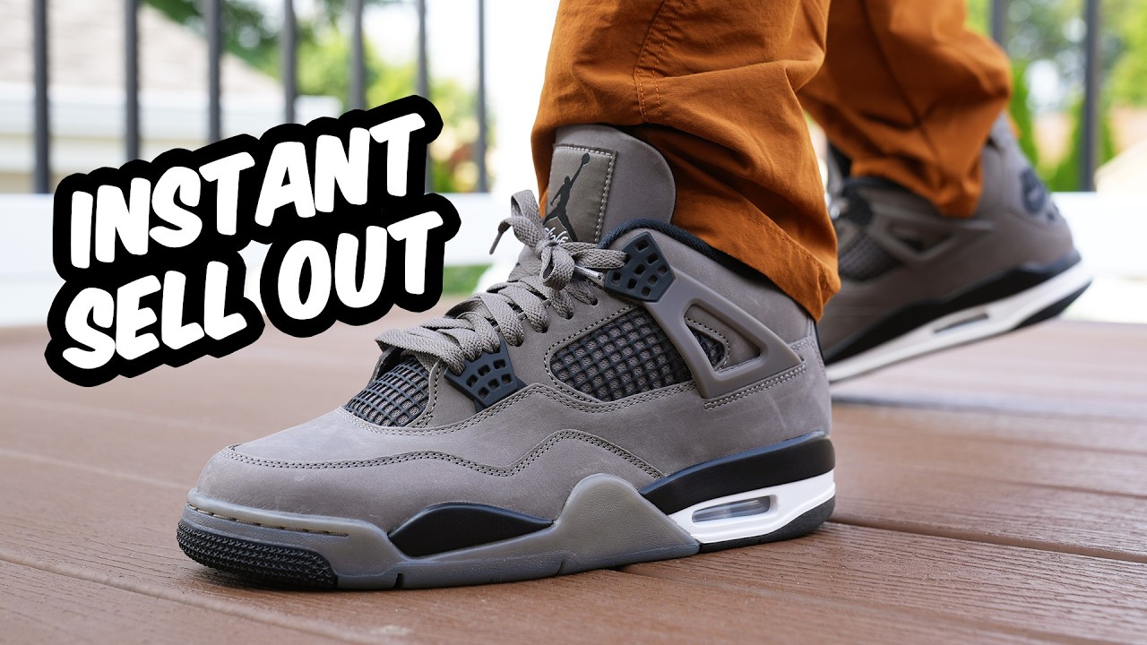 Air Jordan 4 Cave Stone Review & On Feet - YouTube